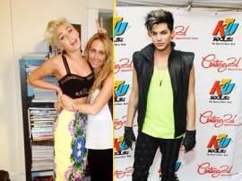 radio prep miley adam lambert